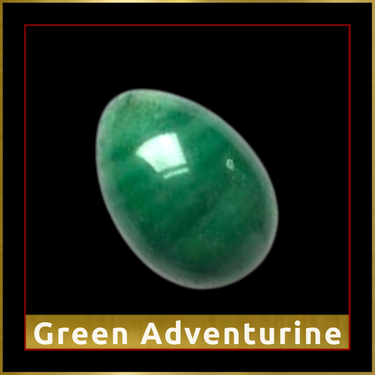 GREEN ADVENTURINE YONI EGG
